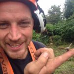 Mitch King with butterfly - Nature is our passion